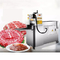 Máy chế biến thịt CE 50kg / H Máy cắt lát đông lạnh tự động Bảng điều khiển CNC