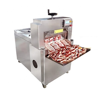Máy cắt cuộn thịt bò điện tự động Máy thái thịt đông lạnh