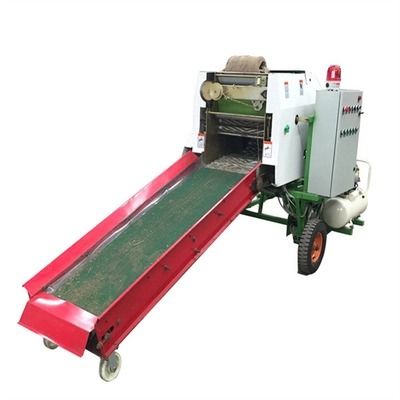 2.1 * 2.88 * 2.8m Máy bó Hay 5.5kw Máy ​​gói vuông Bale bền