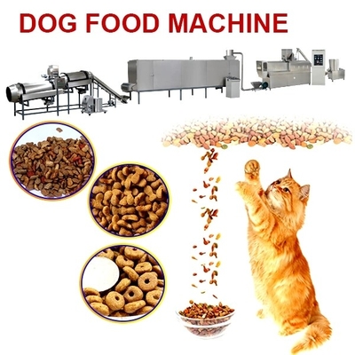 Dây chuyền sản xuất thức ăn cho chó 0,6mm 34KW Tốc độ cao 12,5 * 0,6 * 0,8m