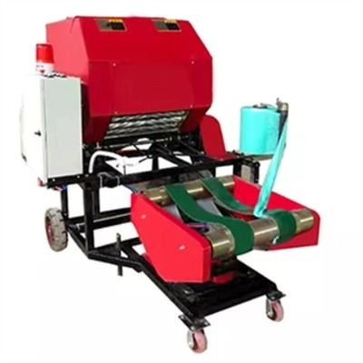 Máy đóng gói ủ chua màng 10,5ft 2 lớp Máy làm bóng cỏ mini Ổ đĩa động cơ 15hp