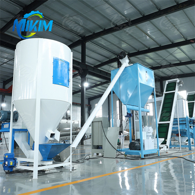 Dòng sản xuất thức ăn gia cầm 1-2t/h