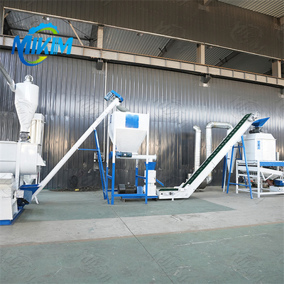 Dòng sản xuất hạt thức ăn tự động cao cho ngành nông nghiệp gia cầm