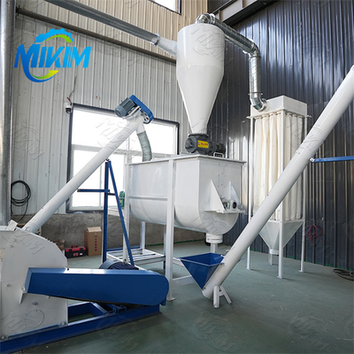 Dòng sản xuất thức ăn tự động cho gia súc gia cầm