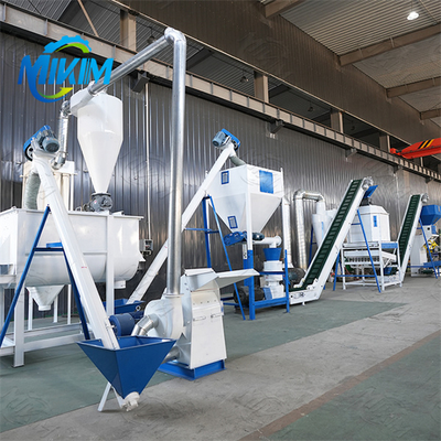 Dây chuyền sản xuất viên thức ăn chăn nuôi, trang trại chăn nuôi, gia cầm gia đình, gia súc, cừu và ngựa