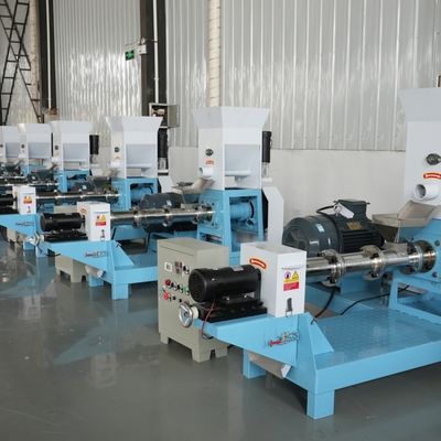 Máy tạo viên thức ăn cho cá thủy sản có độ ồn thấp 8cm Trục vít 350kg / H