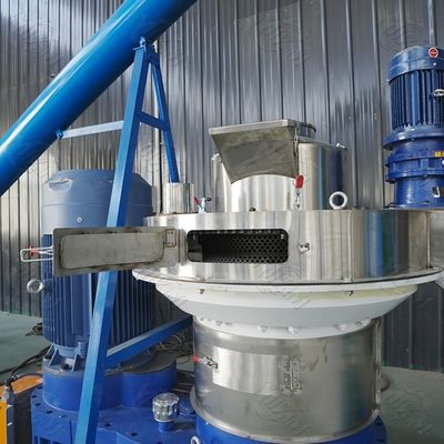 Máy làm viên gỗ sinh khối công nghiệp Máy làm viên trấu 22kw