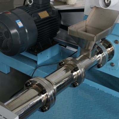 Dây chuyền sản xuất viên nén thức ăn cho cá nổi 400kg / H ODM Dây chuyền sản xuất trục vít đơn 90mm