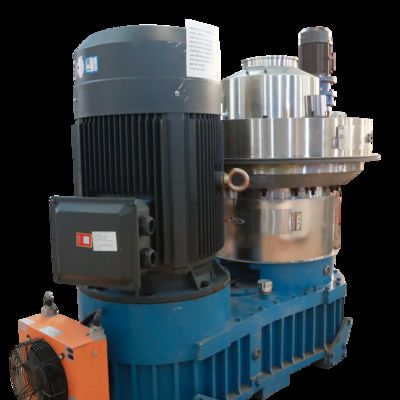 Máy đóng viên gỗ phẳng 1100kg / H 800kg / H Tiết kiệm năng lượng Chống rỉ