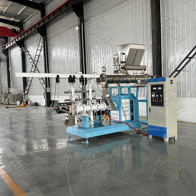 1-2T/H Công suất lớn Nổi/Chìm Máy đùn viên thức ăn viên trục vít đơn loại ướt Dây chuyền sản xuất Cá chép Tôm Động cơ thức ăn cho thú cưng Thiết bị bơm PLC