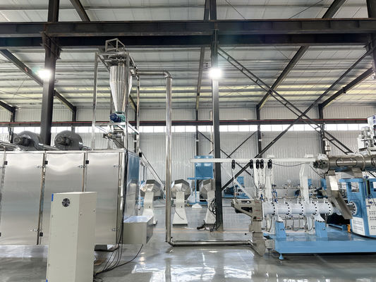 1-2T/H Công suất lớn Nổi/Chìm Máy đùn viên thức ăn viên trục vít đơn loại ướt Dây chuyền sản xuất Cá chép Tôm Động cơ thức ăn cho thú cưng Thiết bị bơm PLC