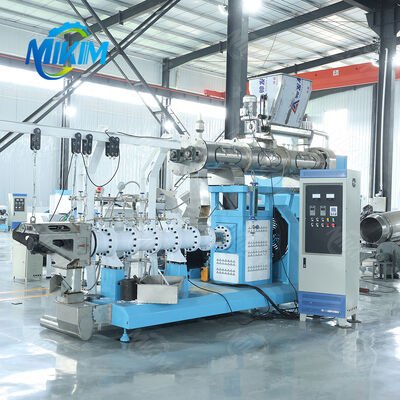 Big Capacity 1-4T/H Single-Screw pet food extruder floating fish feed pellet making machine for sale