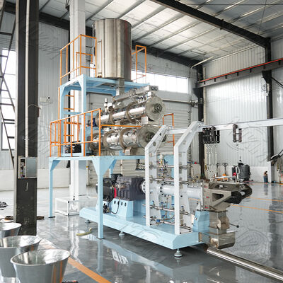 DGP85 Máy ép đùn thức ăn cho chó loại ướt Máy ép đùn thức ăn viên dạng ướt vít đôi nổi cho trang trại sử dụng