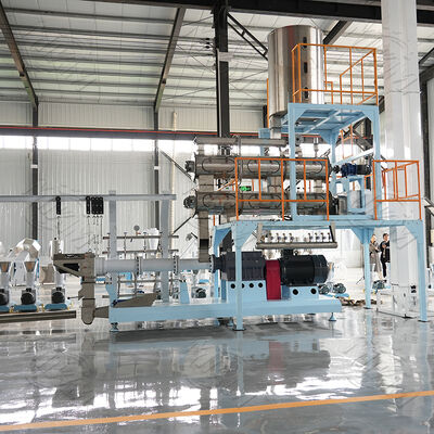 DGP85 Máy ép đùn thức ăn cho chó loại ướt Máy ép đùn thức ăn viên dạng ướt vít đôi nổi cho trang trại sử dụng