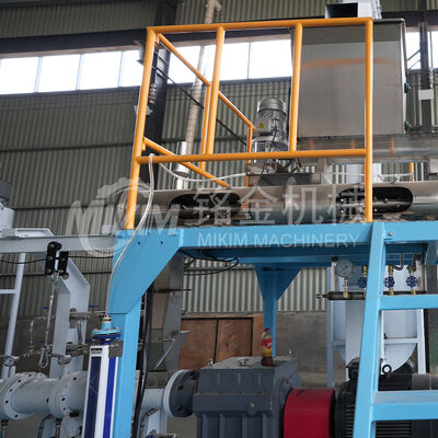 Kibbles Dry Pet Food Making Machines Twin Screw Sinking Fish Feed Extruder  Pellets Making Machine