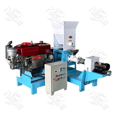 MIKIM 500 kg/h Diesel vít đơn nổi cá thức ăn viên máy làm thức ăn thủy sản Máy Đùn Nổi Thức Ăn Cho Thú Cưng Máy Phun