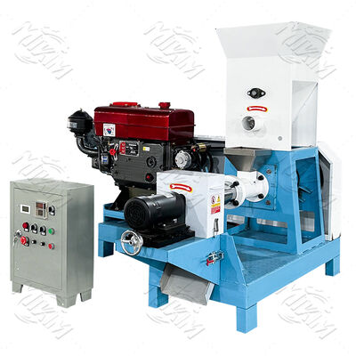 150-300kg/h Diesel đơn vít nổi cá thực phẩm máy làm viên hạt ở Uganda để bán