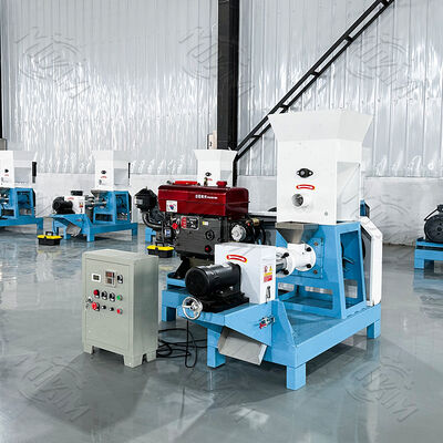 MIKIM 500 kg/h Diesel vít đơn nổi cá thức ăn viên máy làm thức ăn thủy sản Máy Đùn Nổi Thức Ăn Cho Thú Cưng Máy Phun