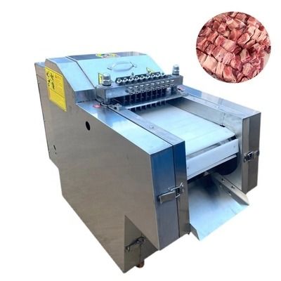 Máy cắt hạt thịt gà công nghiệp tự động của Trung Quốc Máy cắt hạt thịt đông lạnh