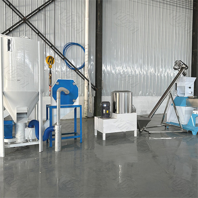 Thép không gỉ hoàn toàn tự động dây chuyền sản xuất viên thức ăn cá lớn