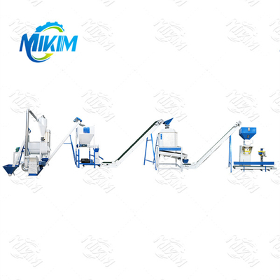 Dòng sản xuất hạt thức ăn gia cầm hoàn toàn tự động cho nhiều trang trại sử dụng nguyên liệu thô mới