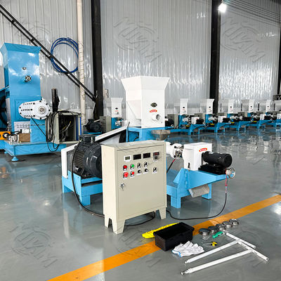 Máy ép đùn thức ăn tôm mini MIKIM 200-500KG/H, Máy ép đùn thức ăn cá nổi nhỏ, Máy làm viên thức ăn cá