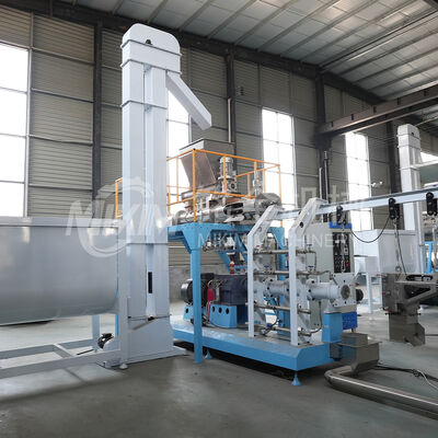 Kibbles Dry Pet Food Making Machines Twin Screw Sinking Fish Feed Extruder Pellets Making Machine Máy sản xuất thực phẩm cho thú cưng