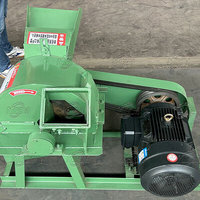 Máy nghiền vỏ dừa, cành thông, gỗ cực mạnh, nặng 450kg có sàng nghiền mùn cưa