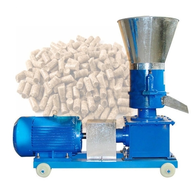 Máy đóng viên gỗ mùn cưa 4kw Kim loại hợp kim 120kg / H Máy làm viên rơm